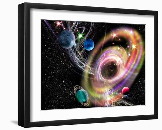 Black Hole-Victor Habbick-Framed Photographic Print