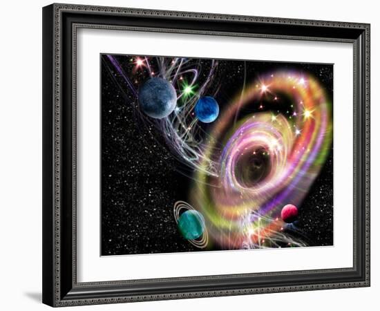 Black Hole-Victor Habbick-Framed Photographic Print
