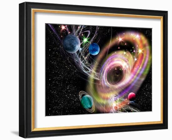 Black Hole-Victor Habbick-Framed Photographic Print