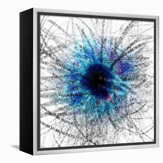 Black Hole-Christian Darkin-Framed Stretched Canvas