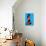 Black in Blue Annimo-null-Art Print displayed on a wall