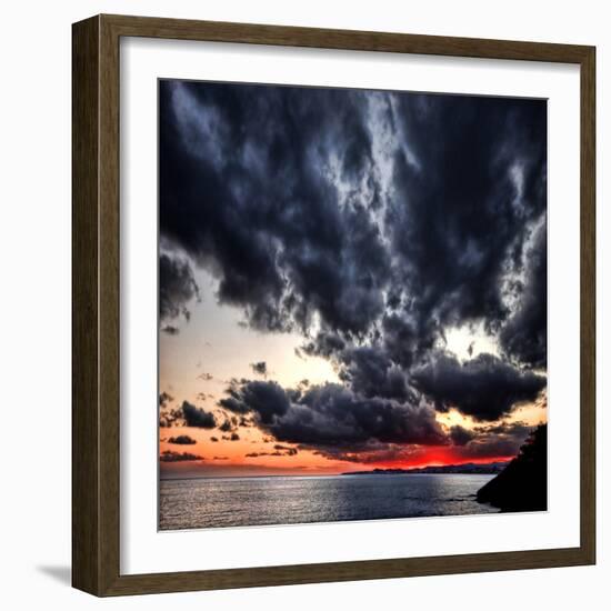 Black Ink Sky II-Philippe Sainte-Laudy-Framed Premium Photographic Print