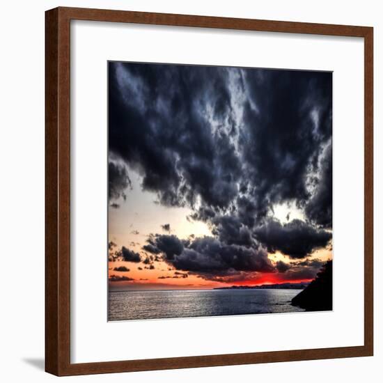 Black Ink Sky II-Philippe Sainte-Laudy-Framed Photographic Print