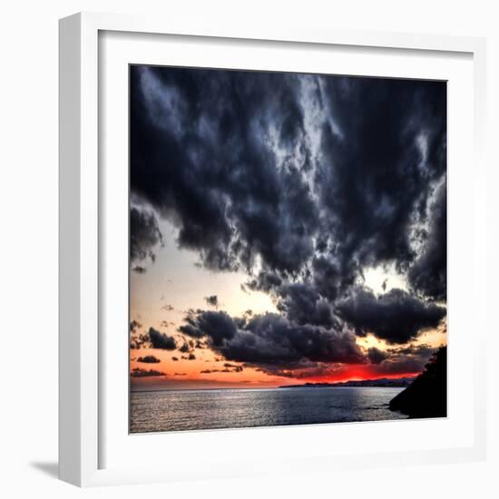 Black Ink Sky II-Philippe Sainte-Laudy-Framed Photographic Print