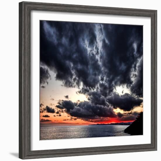 Black Ink Sky II-Philippe Sainte-Laudy-Framed Photographic Print