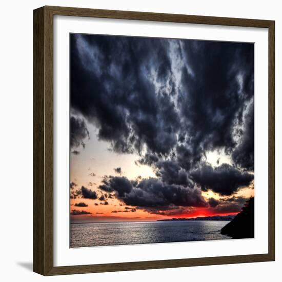 Black Ink Sky II-Philippe Sainte-Laudy-Framed Photographic Print