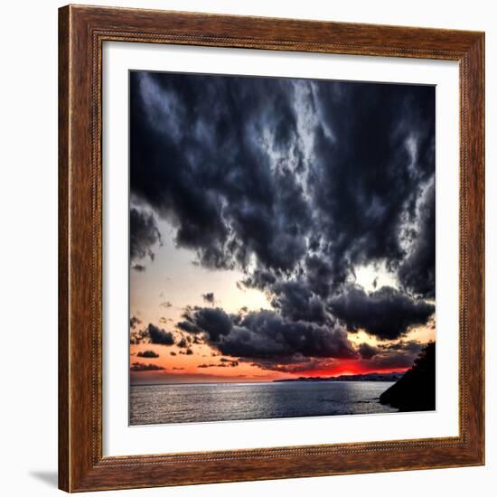 Black Ink Sky II-Philippe Sainte-Laudy-Framed Photographic Print