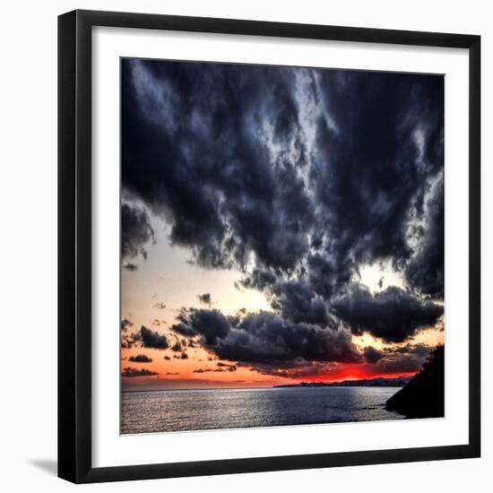 Black Ink Sky II-Philippe Sainte-Laudy-Framed Photographic Print