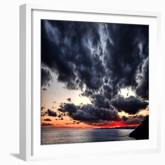 Black Ink Sky II-Philippe Sainte-Laudy-Framed Photographic Print