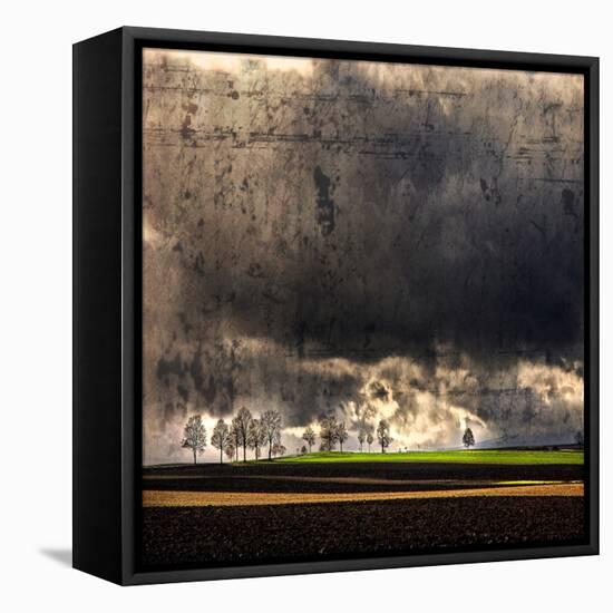 Black Ink Sky-Philippe Sainte-Laudy-Framed Premier Image Canvas