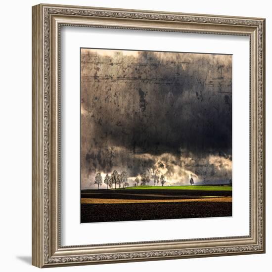 Black Ink Sky-Philippe Sainte-Laudy-Framed Premium Photographic Print