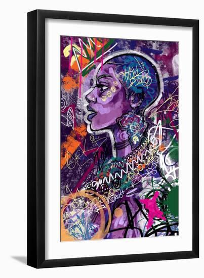 Black Is Love-Justin Copeland-Framed Art Print