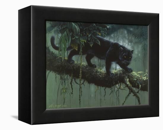 Black Jaguar-Harro Maass-Framed Premier Image Canvas