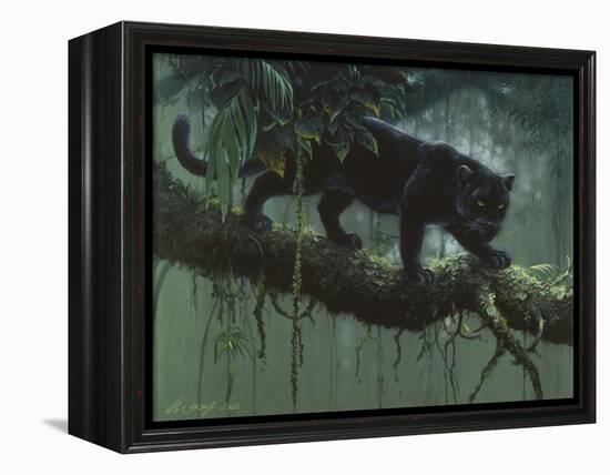 Black Jaguar-Harro Maass-Framed Premier Image Canvas