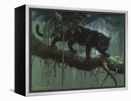 Black Jaguar-Harro Maass-Framed Premier Image Canvas