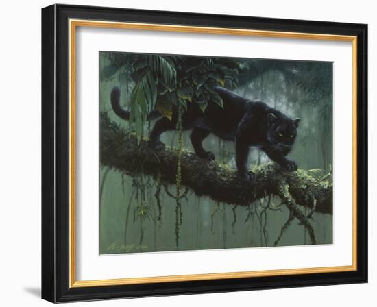 Black Jaguar-Harro Maass-Framed Giclee Print