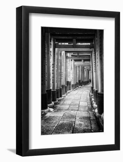 Black Japan Collection - Between Torii-Philippe Hugonnard-Framed Photographic Print