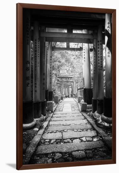 Black Japan Collection - Follow the path-Philippe Hugonnard-Framed Photographic Print