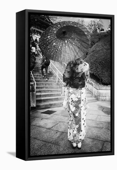 Black Japan Collection - Geisha Story-Philippe Hugonnard-Framed Premier Image Canvas