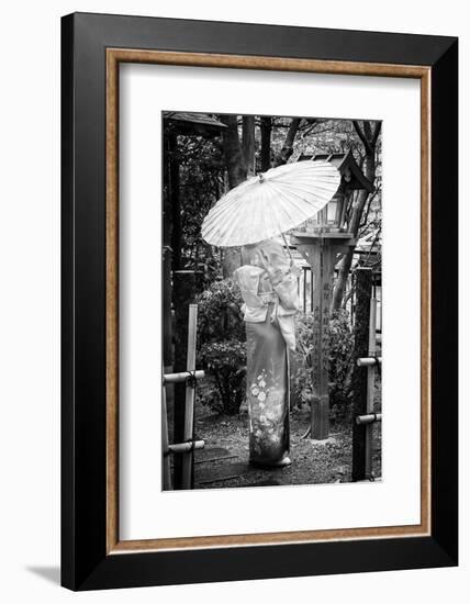 Black Japan Collection - Geisha-Philippe Hugonnard-Framed Photographic Print