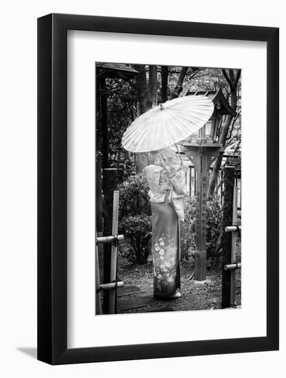 Black Japan Collection - Geisha-Philippe Hugonnard-Framed Photographic Print