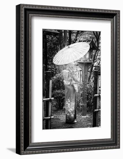 Black Japan Collection - Geisha-Philippe Hugonnard-Framed Photographic Print