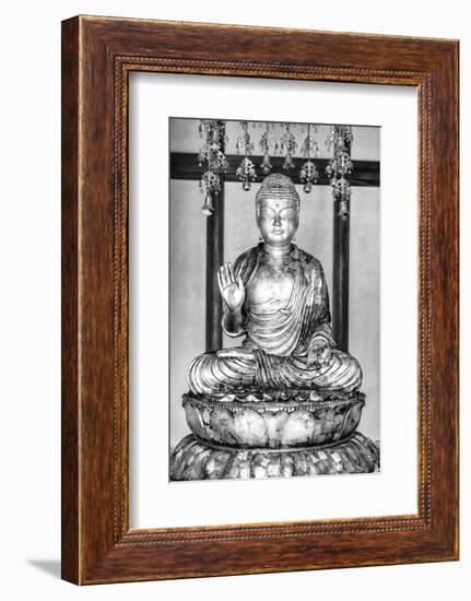 Black Japan Collection - Golden Buddha-Philippe Hugonnard-Framed Photographic Print