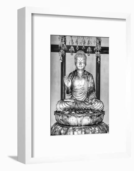 Black Japan Collection - Golden Buddha-Philippe Hugonnard-Framed Photographic Print