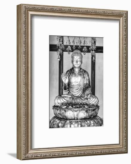 Black Japan Collection - Golden Buddha-Philippe Hugonnard-Framed Photographic Print