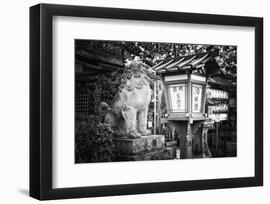 Black Japan Collection - Guardian of the Temple-Philippe Hugonnard-Framed Photographic Print