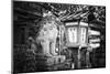 Black Japan Collection - Guardian of the Temple-Philippe Hugonnard-Mounted Photographic Print