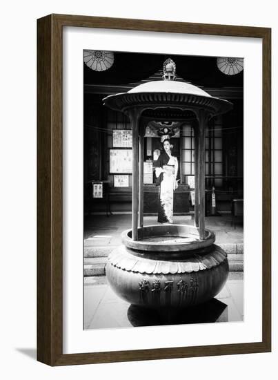 Black Japan Collection - Japanese History-Philippe Hugonnard-Framed Premium Photographic Print