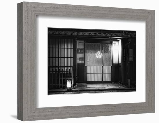 Black Japan Collection - Japanese Restaurant Facade II-Philippe Hugonnard-Framed Photographic Print