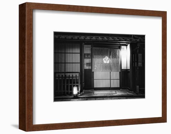 Black Japan Collection - Japanese Restaurant Facade II-Philippe Hugonnard-Framed Photographic Print