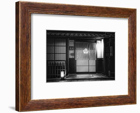 Black Japan Collection - Japanese Restaurant Facade II-Philippe Hugonnard-Framed Photographic Print