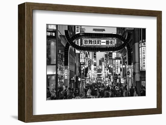 Black Japan Collection - Kabukicho Tokyo-Philippe Hugonnard-Framed Photographic Print