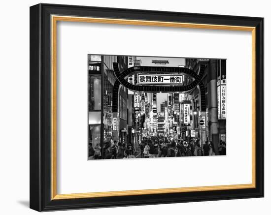 Black Japan Collection - Kabukicho Tokyo-Philippe Hugonnard-Framed Photographic Print