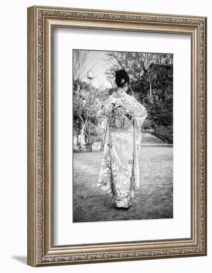 Black Japan Collection - Kimono-Philippe Hugonnard-Framed Photographic Print