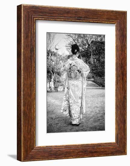 Black Japan Collection - Kimono-Philippe Hugonnard-Framed Photographic Print