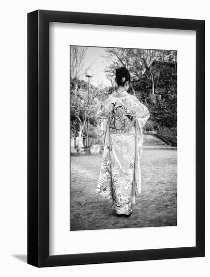 Black Japan Collection - Kimono-Philippe Hugonnard-Framed Photographic Print