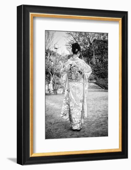 Black Japan Collection - Kimono-Philippe Hugonnard-Framed Photographic Print