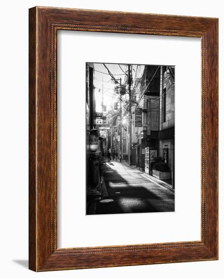 Black Japan Collection - Kyoto Street Scene I-Philippe Hugonnard-Framed Photographic Print