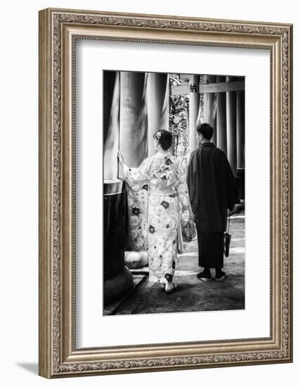 Black Japan Collection - Lovers-Philippe Hugonnard-Framed Photographic Print