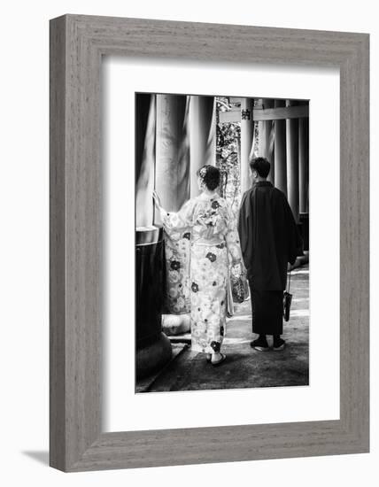 Black Japan Collection - Lovers-Philippe Hugonnard-Framed Photographic Print