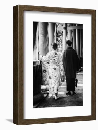 Black Japan Collection - Lovers-Philippe Hugonnard-Framed Photographic Print