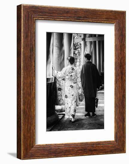 Black Japan Collection - Lovers-Philippe Hugonnard-Framed Photographic Print