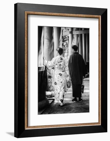 Black Japan Collection - Lovers-Philippe Hugonnard-Framed Photographic Print