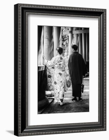 Black Japan Collection - Lovers-Philippe Hugonnard-Framed Photographic Print