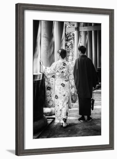 Black Japan Collection - Lovers-Philippe Hugonnard-Framed Photographic Print