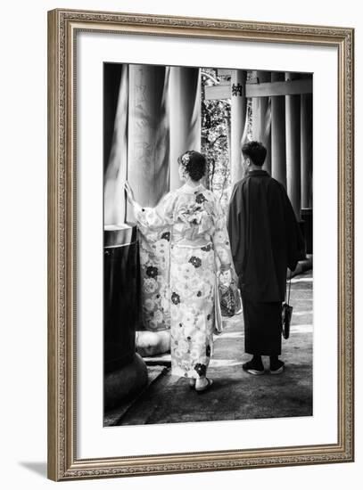 Black Japan Collection - Lovers-Philippe Hugonnard-Framed Photographic Print